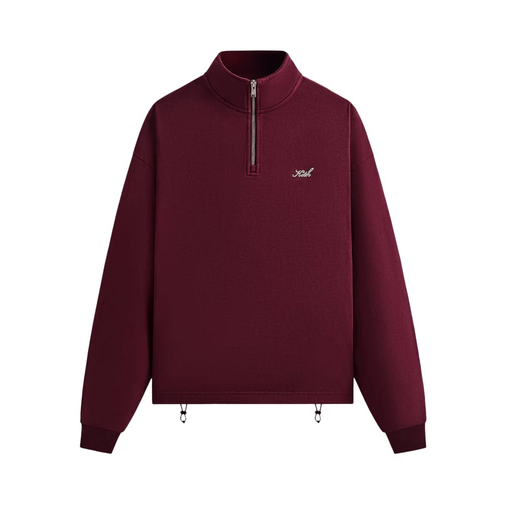 Kith Nelson Quarter Zip Pullover Magma