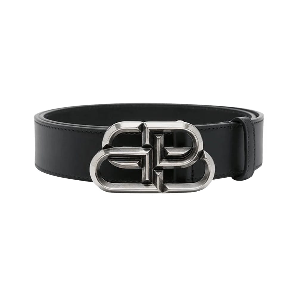 Balenciaga Signature Logo Belt Black