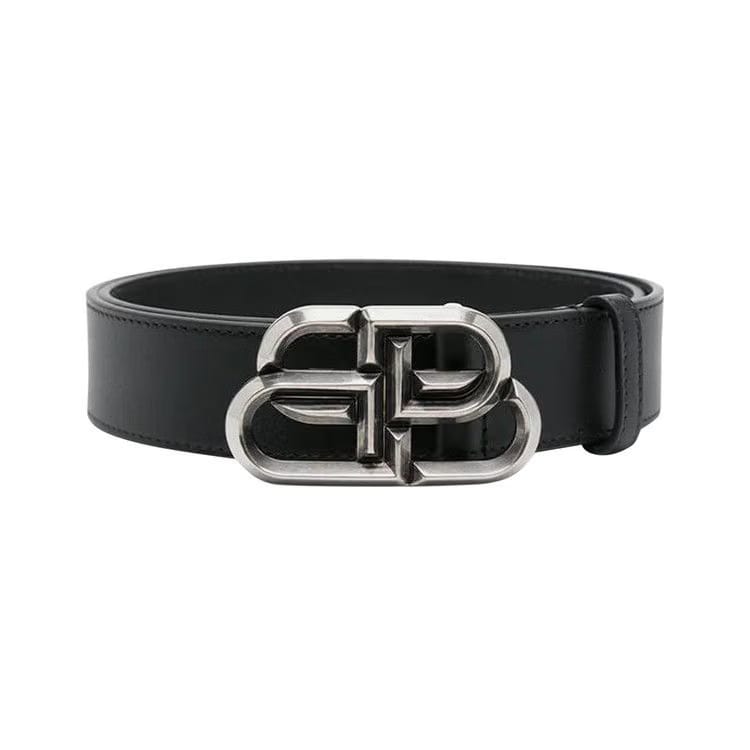 Balenciaga Signature Logo Belt Black
