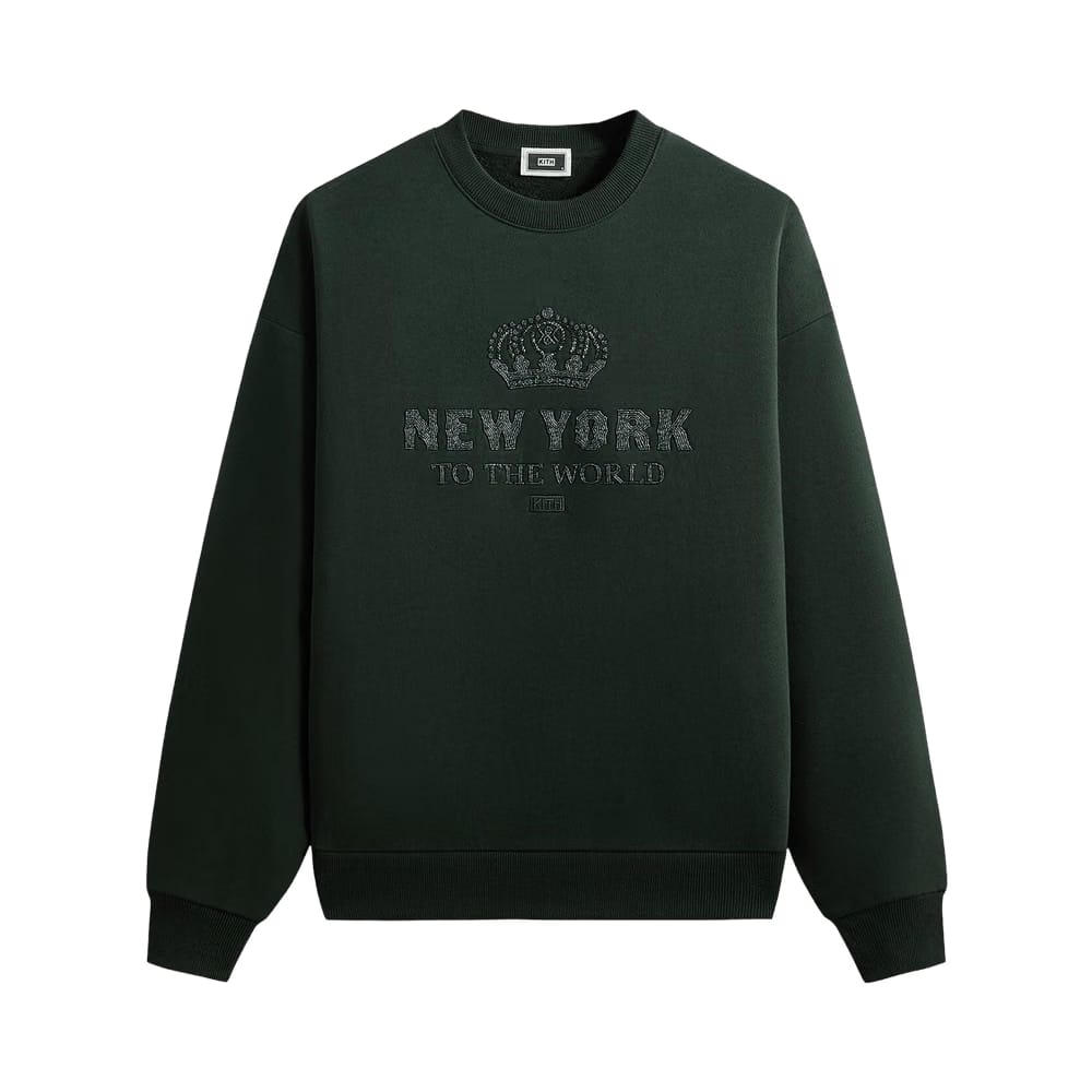 Kith New York To The World Crown Crewneck Stadium
