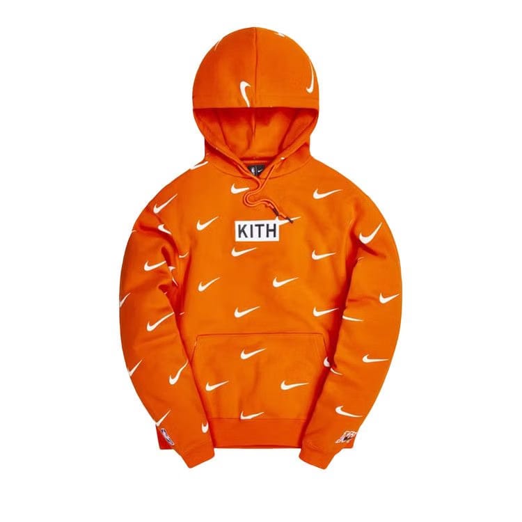 Kith & Nike for New York Knicks AOP Hoodie Orange