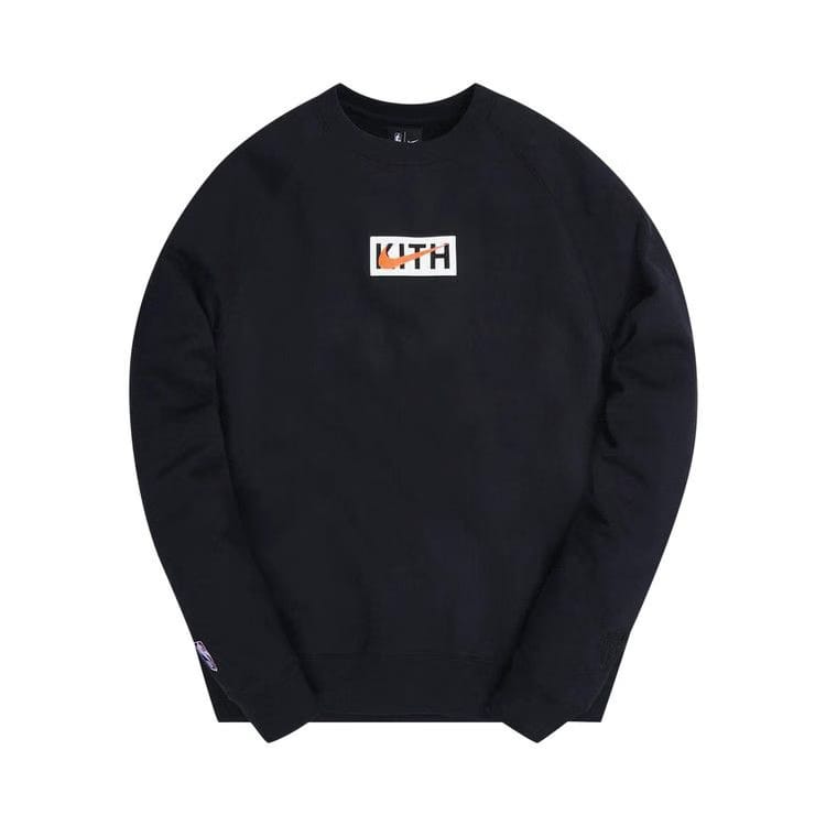 Kith & Nike for New York Knicks Fleece Crewneck Black