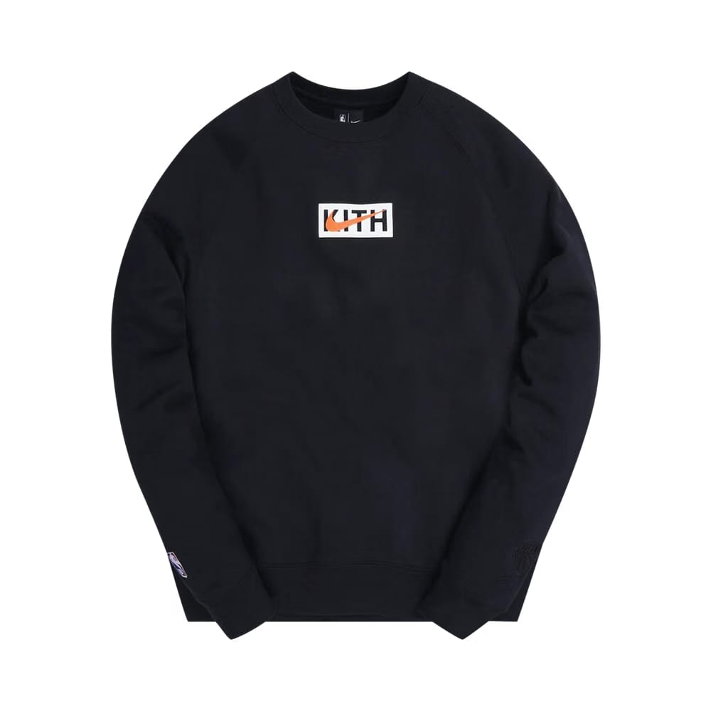 Kith & Nike for New York Knicks Fleece Crewneck Black