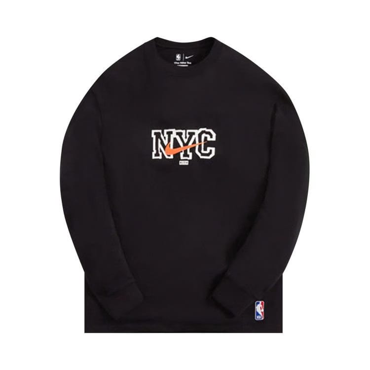 Kith & Nike For New York Knicks Long-Sleeve T-Shirt Black