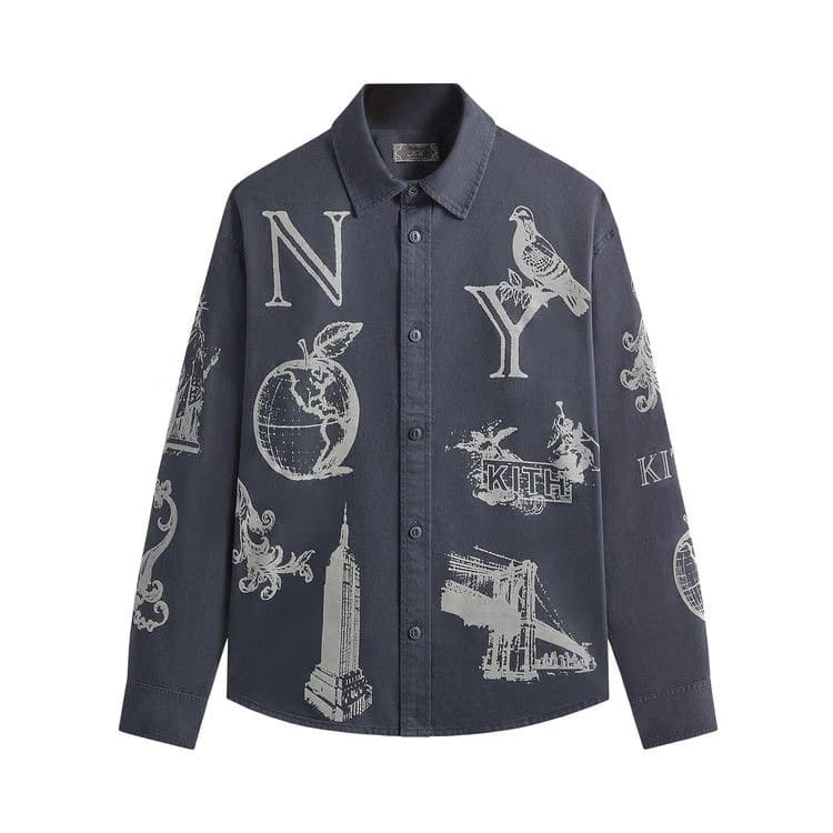 Kith Ny Symbols Graphic Apollo Shirt Nocturnal