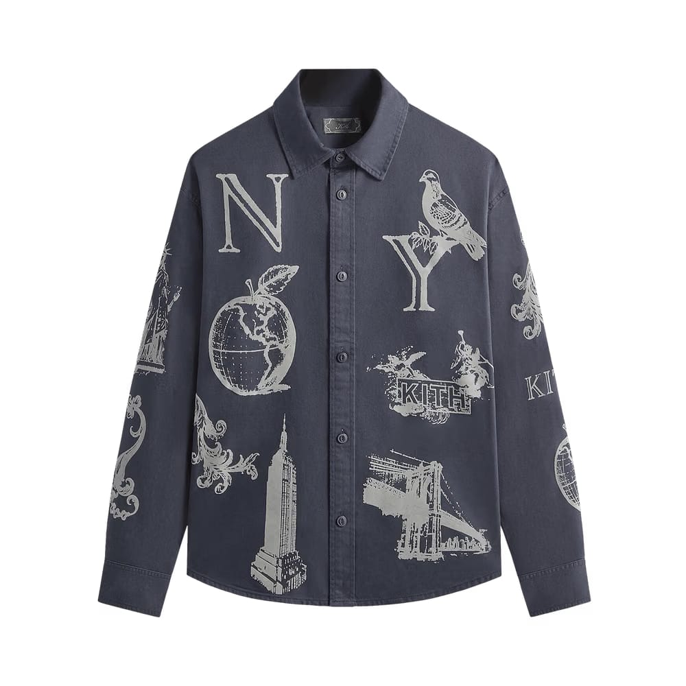 Kith Ny Symbols Graphic Apollo Shirt Nocturnal