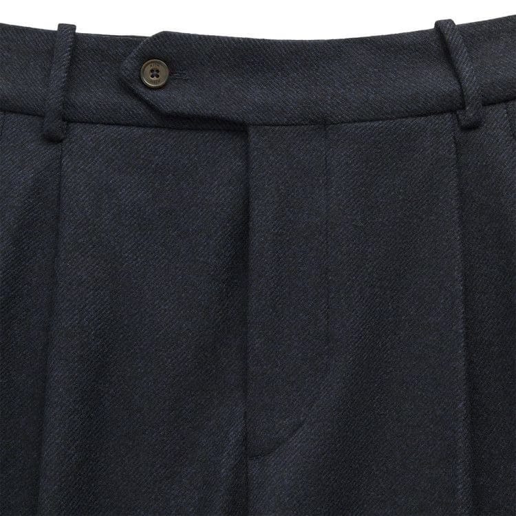 Kith Wool Twill Kylan Pleated Trouser Nocturnal