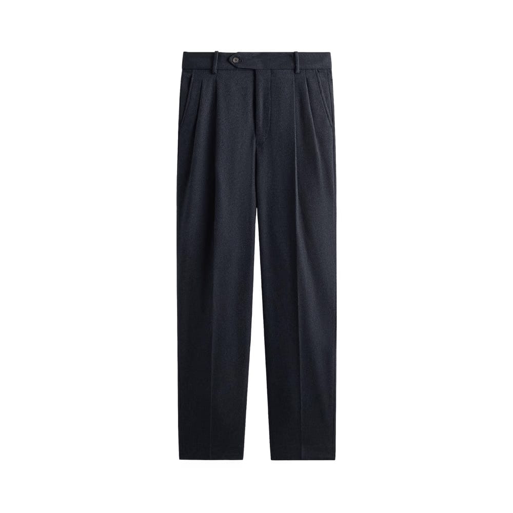 Kith Wool Twill Kylan Pleated Trouser Nocturnal