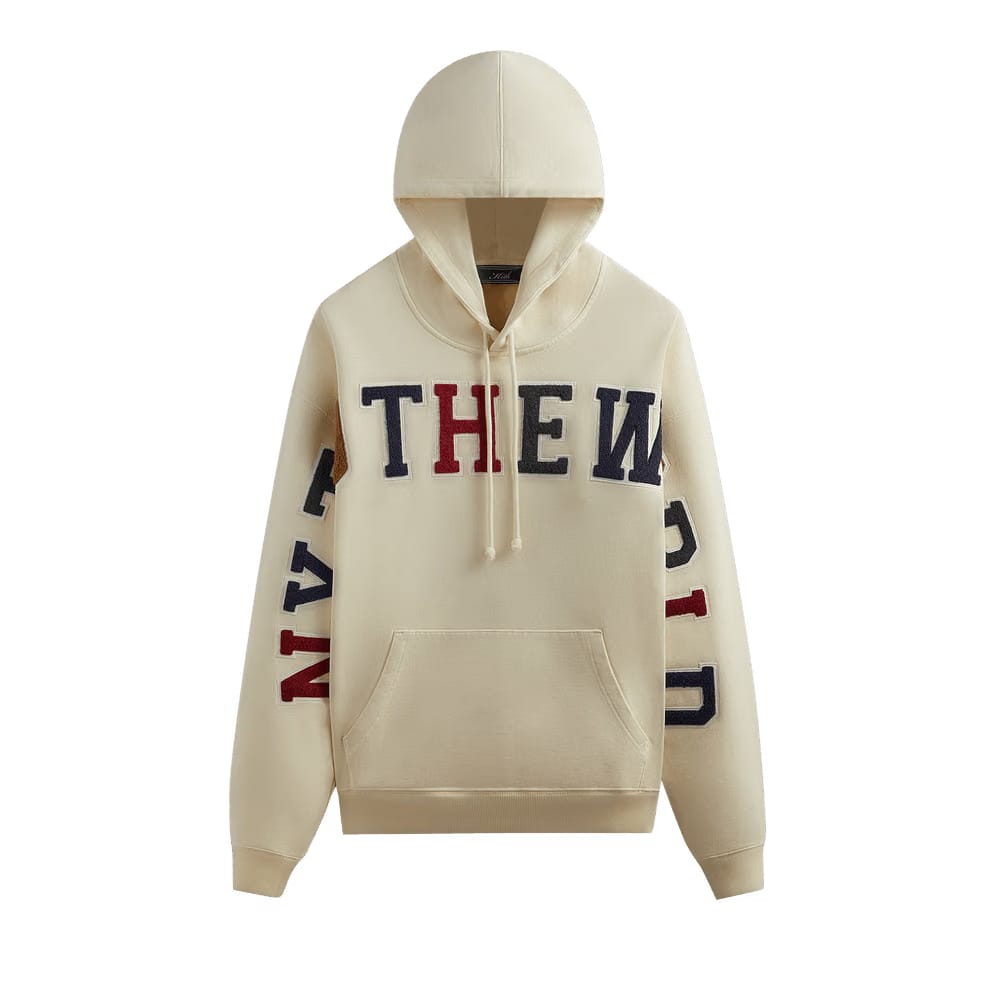 Kith NY To The World Nelson Hoodie Sandrift
