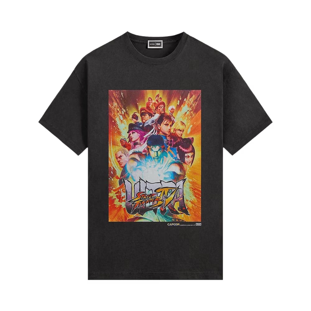 Kith x Capcom Street Fighter LV Ultra Vintage T-Shirt Black