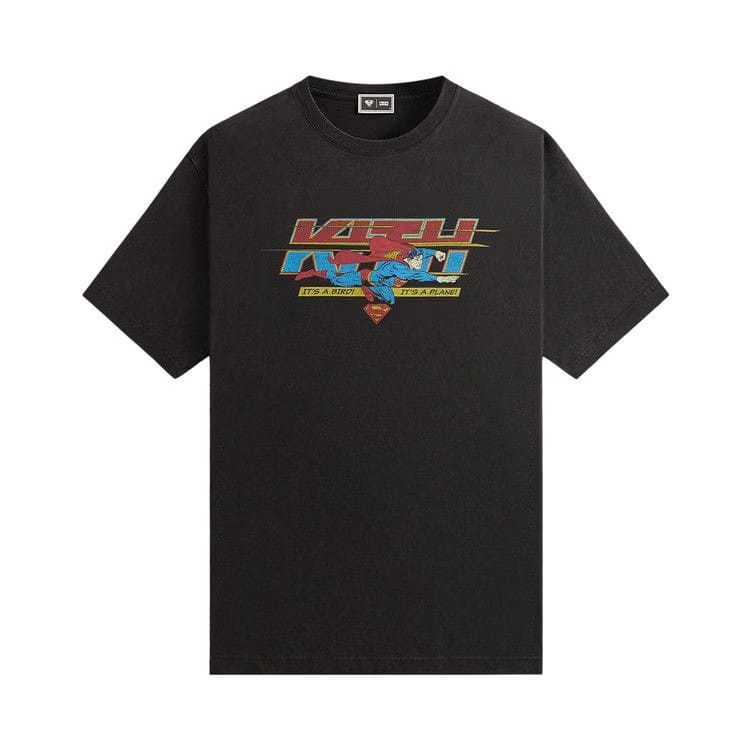Kith x Superman It's A Bird Vintage T-Shirt Black