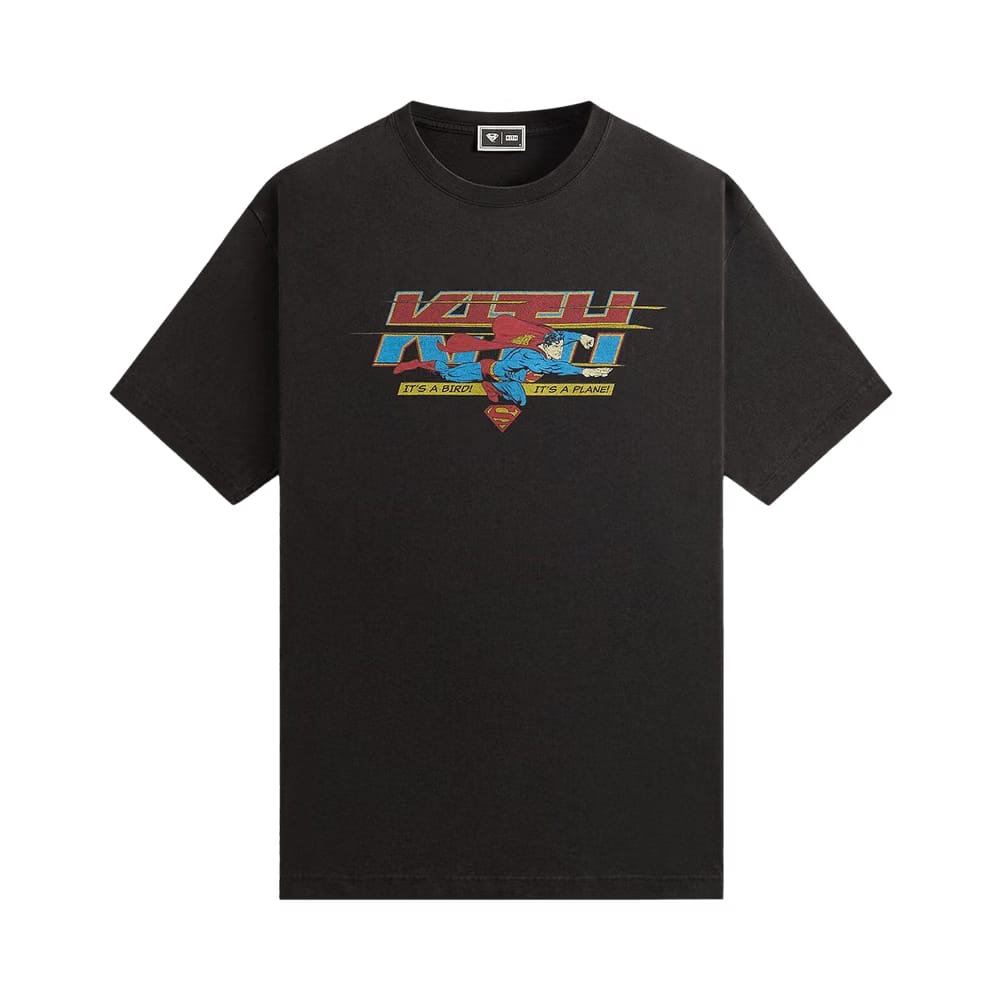 Kith x Superman It's A Bird Vintage T-Shirt Black