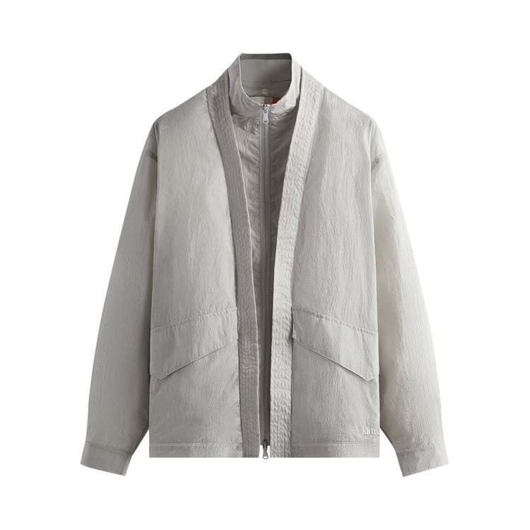Kith Nylon Fulton Kimono Track Jacket Concrete
