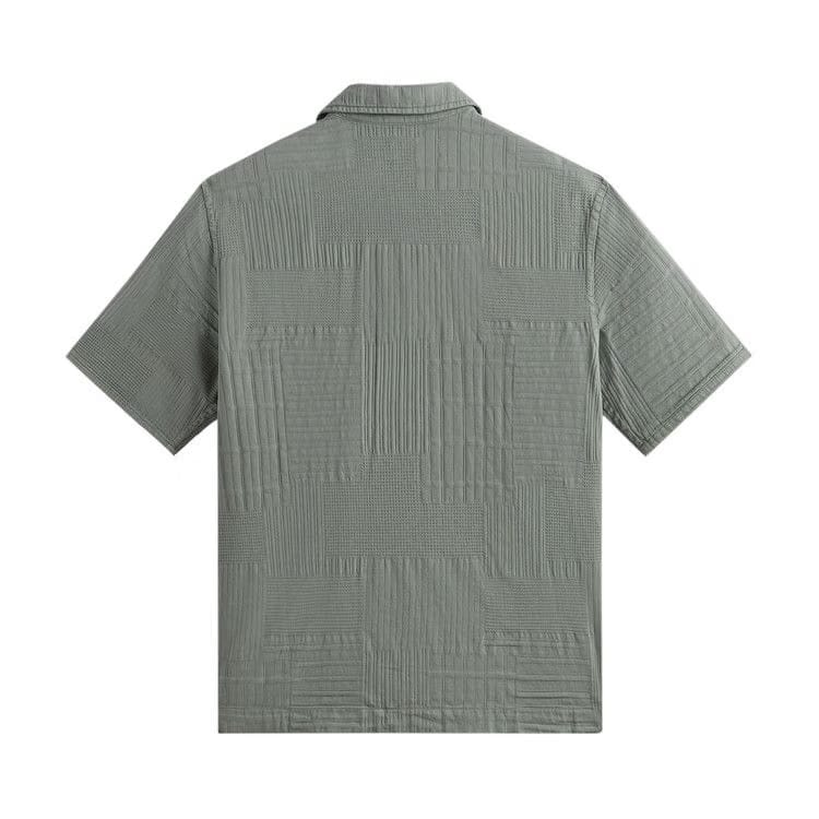 Kith Overdyed Patchwork Boxy Collared Overshirt Reverie
