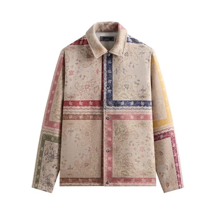 Kith Paisely Tapestry Coaches Jacket Waffle
