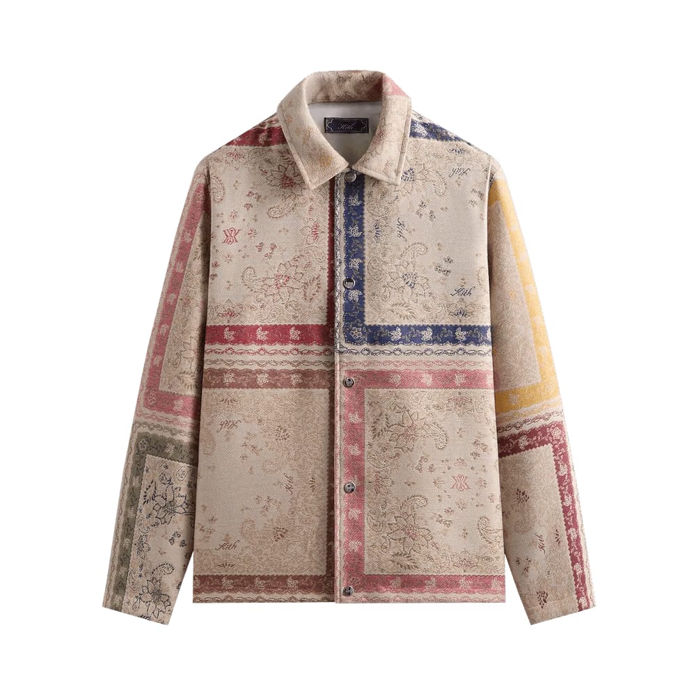 Kith Paisely Tapestry Coaches Jacket Waffle