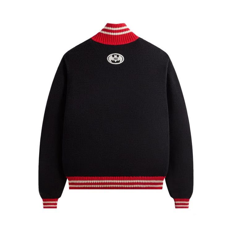 Kith x Batman Wyona Quarter Zip Sweater Black