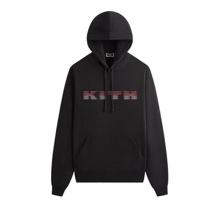 Kith Parallel Lines Williams Iii Hoodie Black
