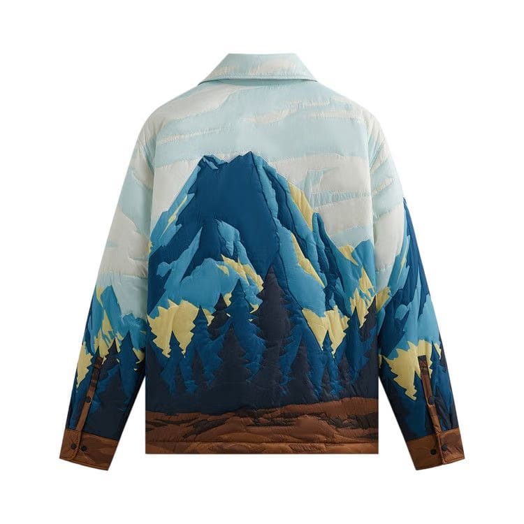 Kith Patchwork Brixton Puffed Shirt Jacket Helium