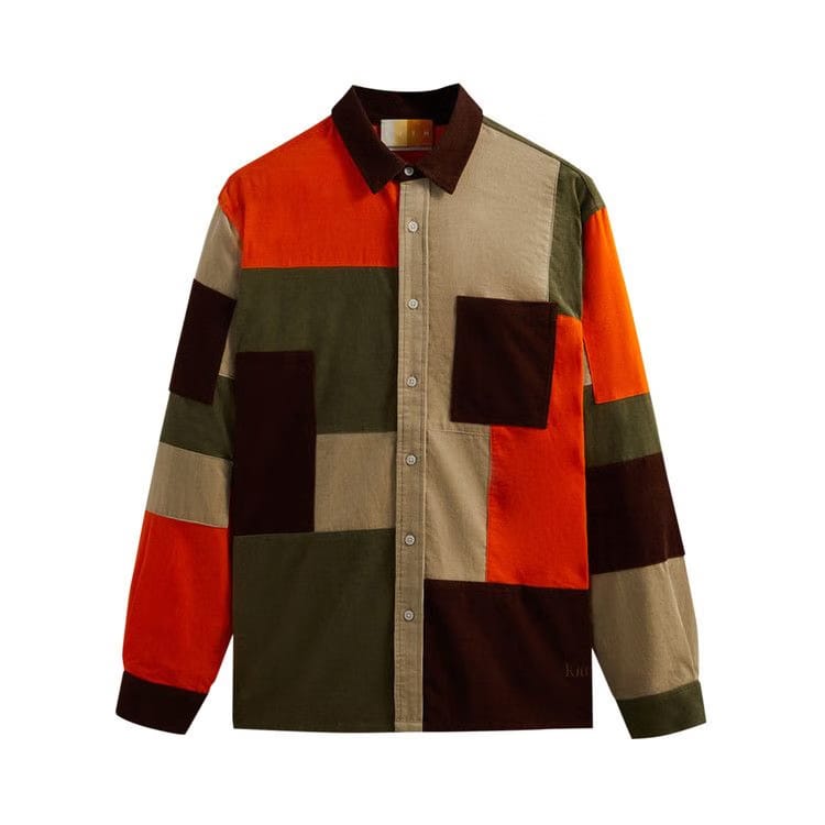 Kith Patchwork Cord Ludlow Shirt Pimento