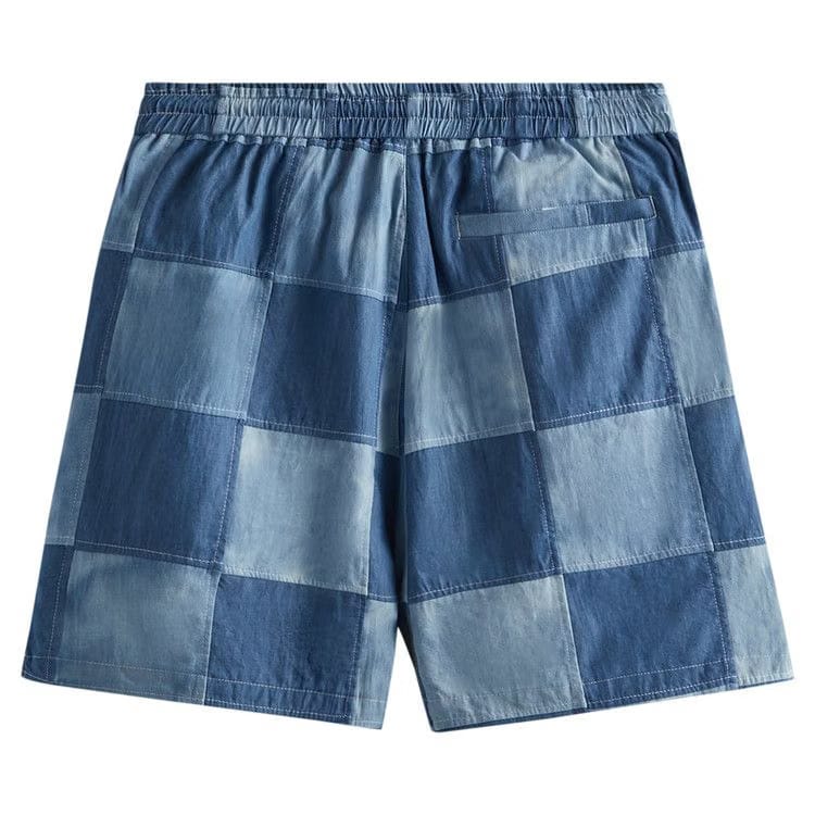 Kith Patchwork Indigo Active Shorts Indigo