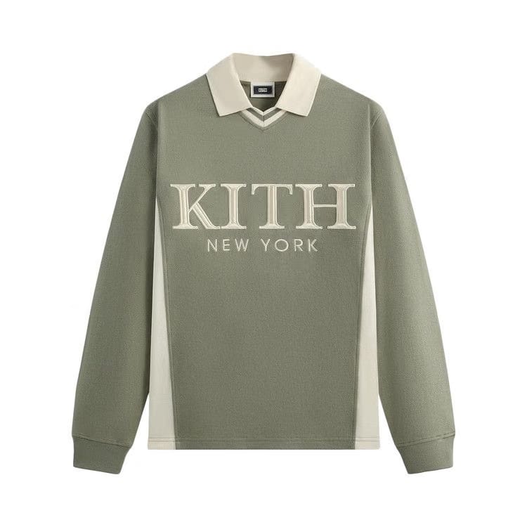 Kith Pique Long-Sleeve Tap Polo Scene