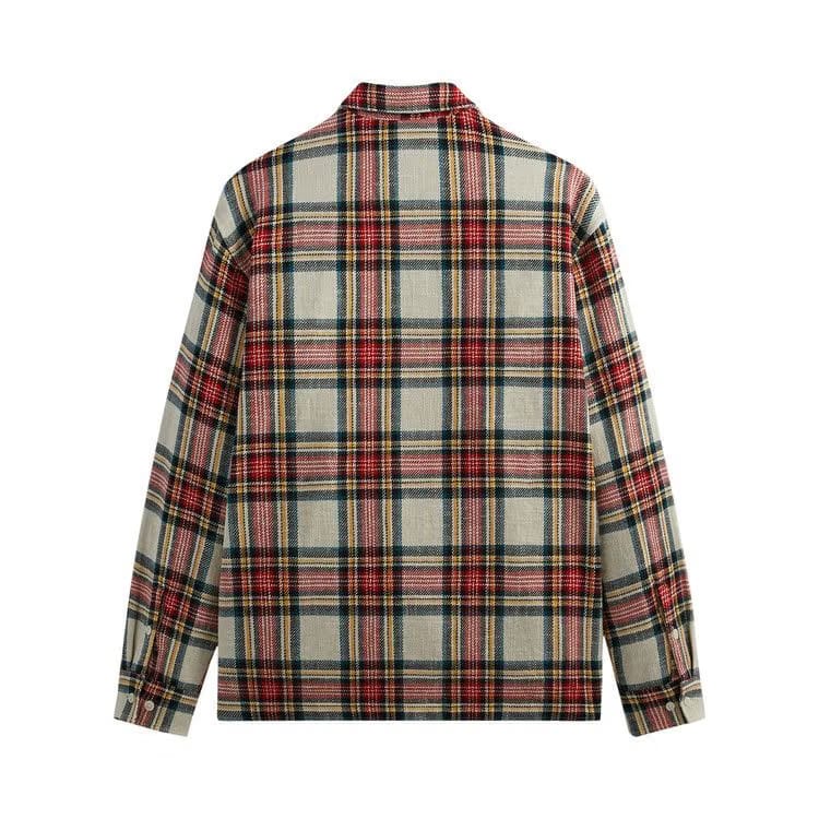 Kith Plaid Boxy Collared Overshirt Fame