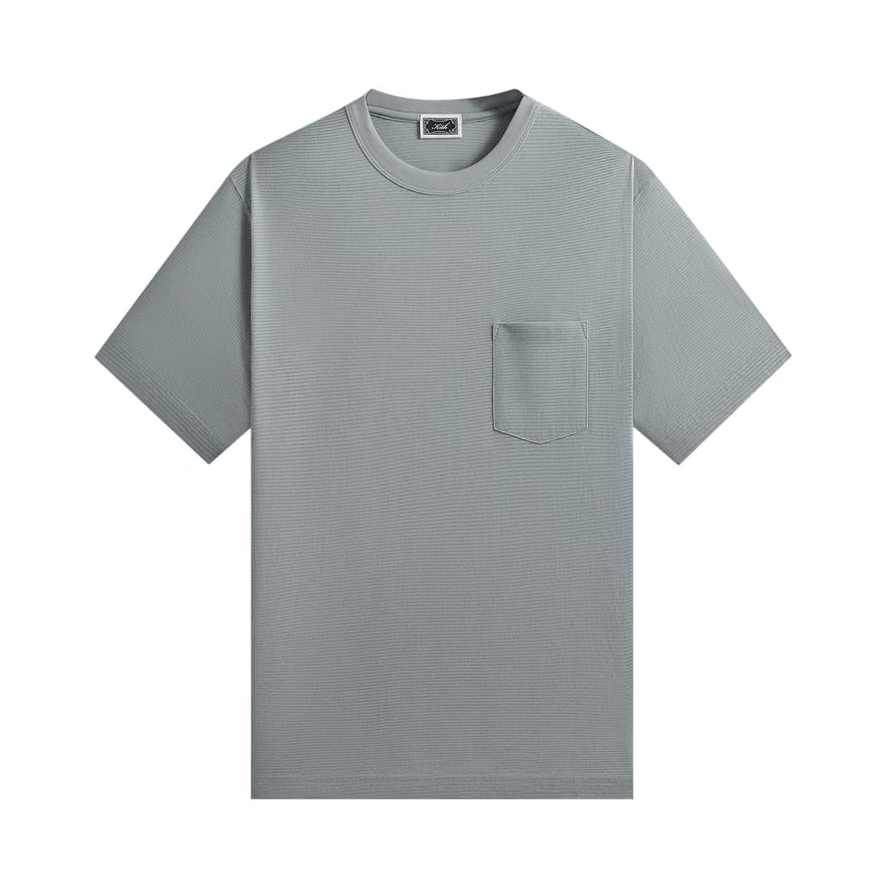 Kith Pointelle Mesh Leonard Pocket T-Shirt Light Indigo