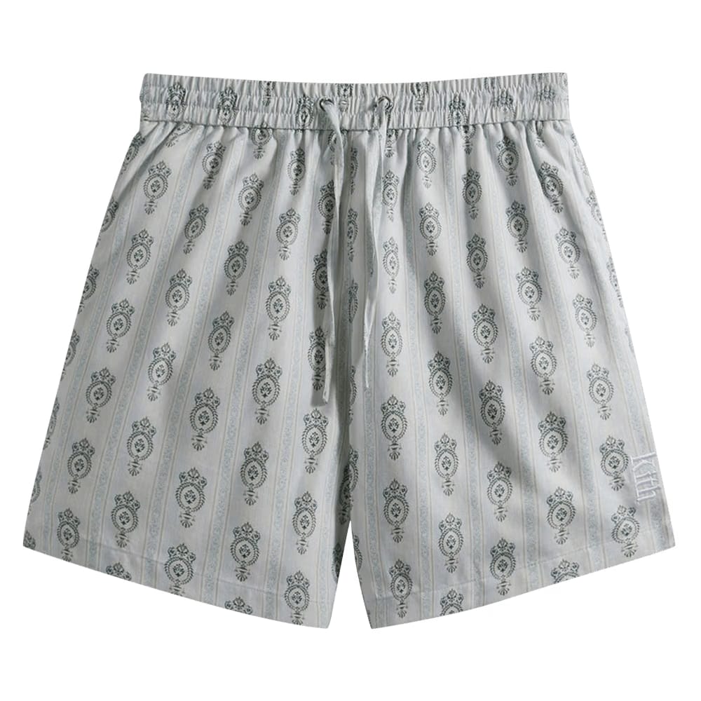 Kith Printed Active Shorts Striped Ornament Atlas