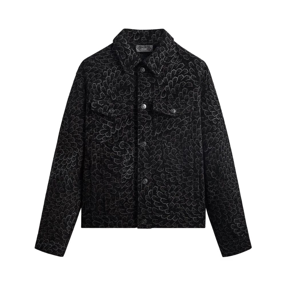 Kith Puffed Jase Tapestry Jacket Black