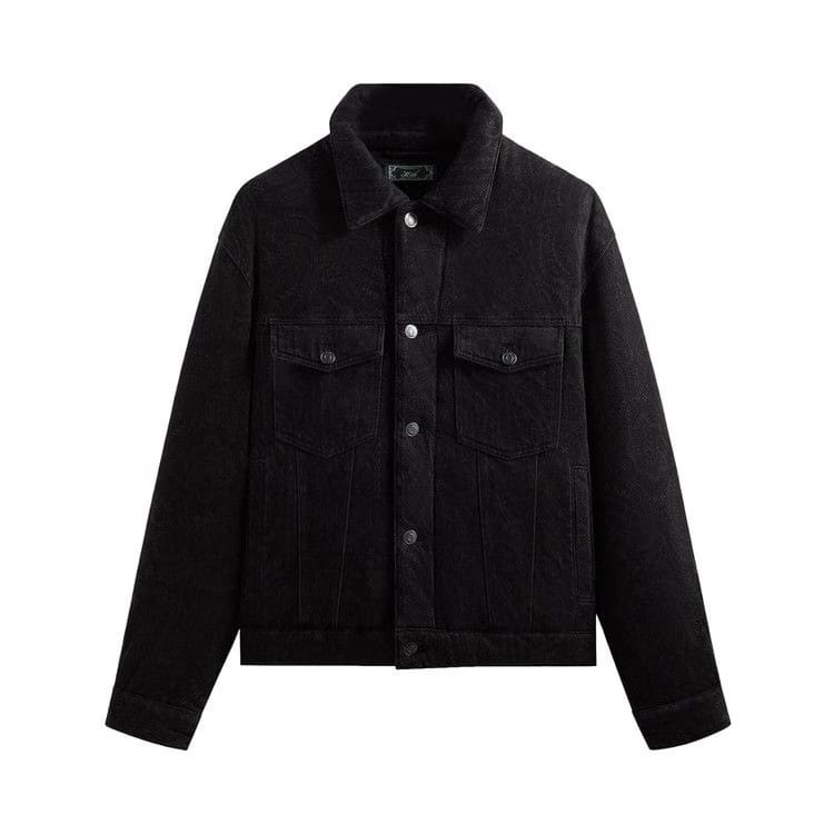 Kith Puffed Jase Denim Jacket Black