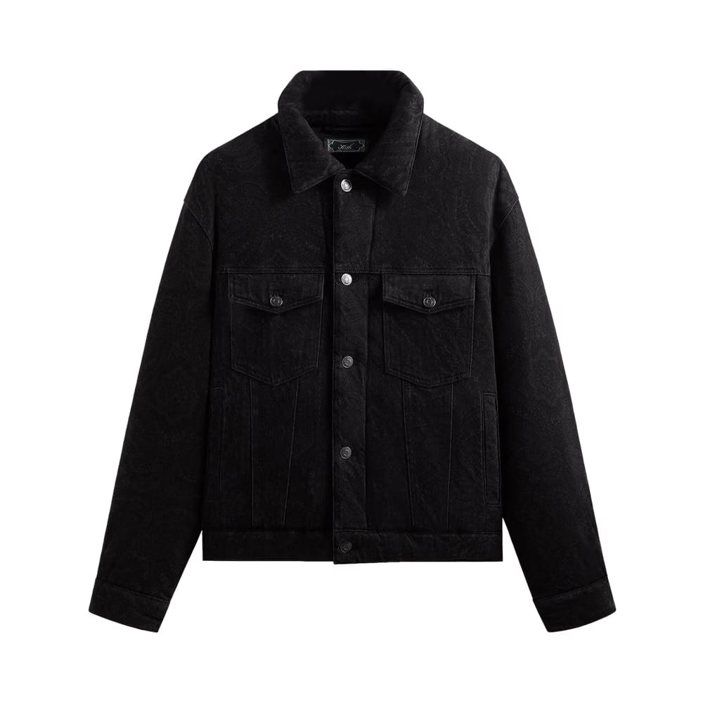 Kith Puffed Jase Denim Jacket Black
