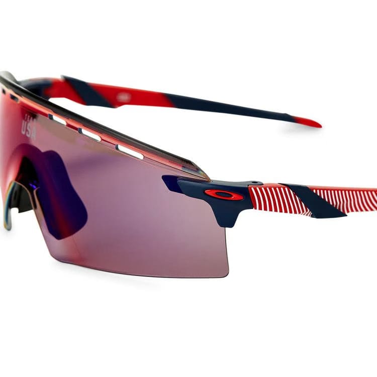 Oakley Encoder Strike Team USA Sunglasses Matte Navy/Prizm Road