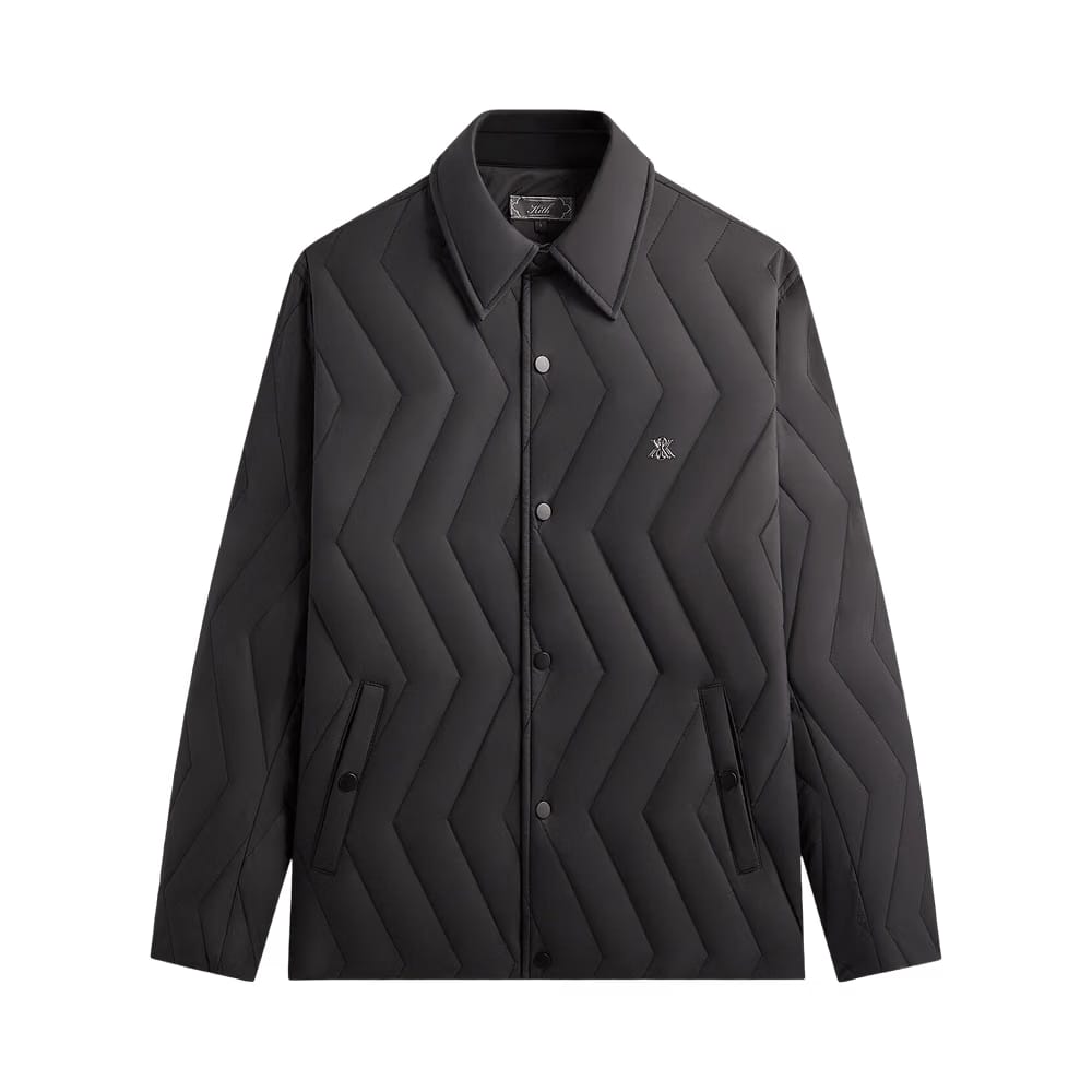 Kith Quilted Puffed Reese Shirt Jacket Black