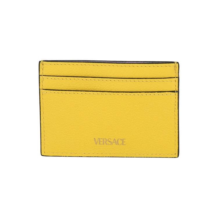 Versace La Medusa Card Holder Yellow