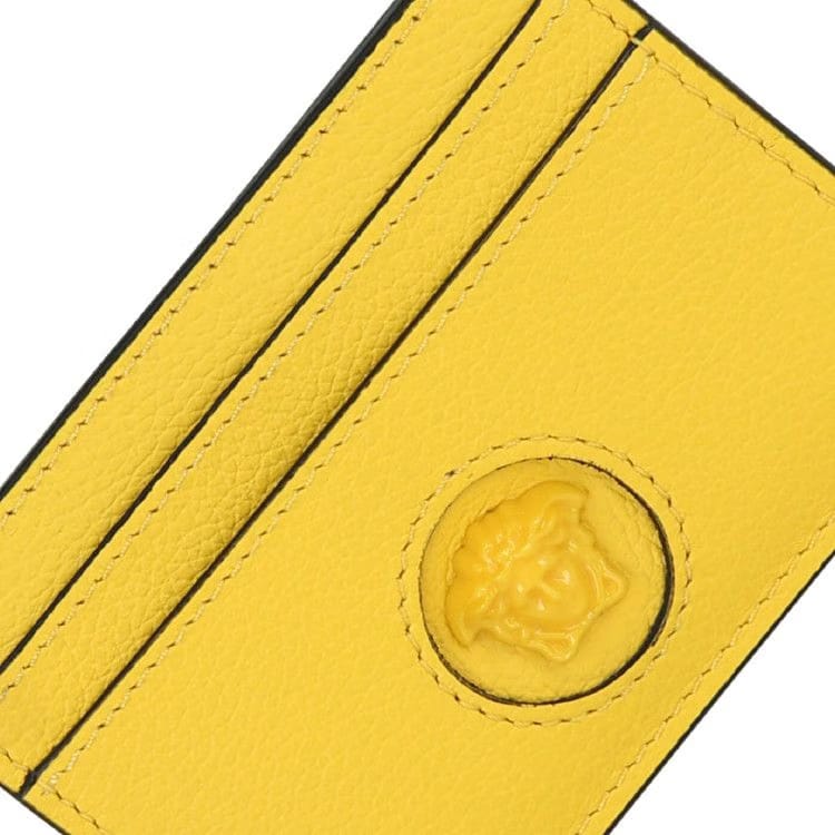 Versace La Medusa Card Holder Yellow