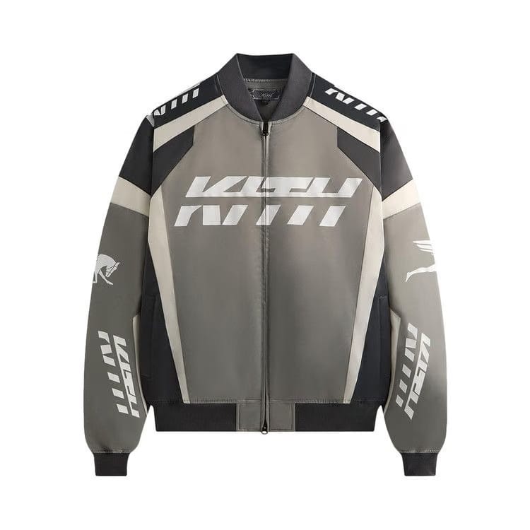 Kith Racing Nylon Bomber Jacket Steel
