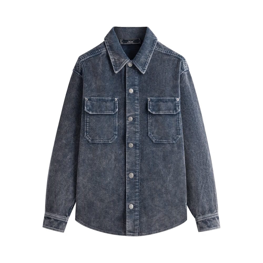 Kith Rowan Cord Shirt Jacket Anchor