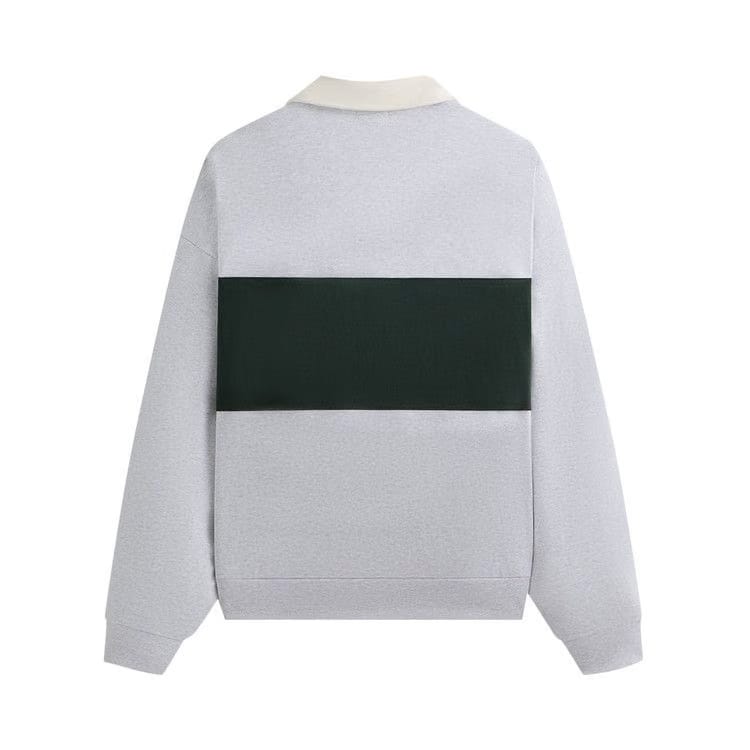 Kith Rugby Nelson Collared Pullover Light Heather Grey