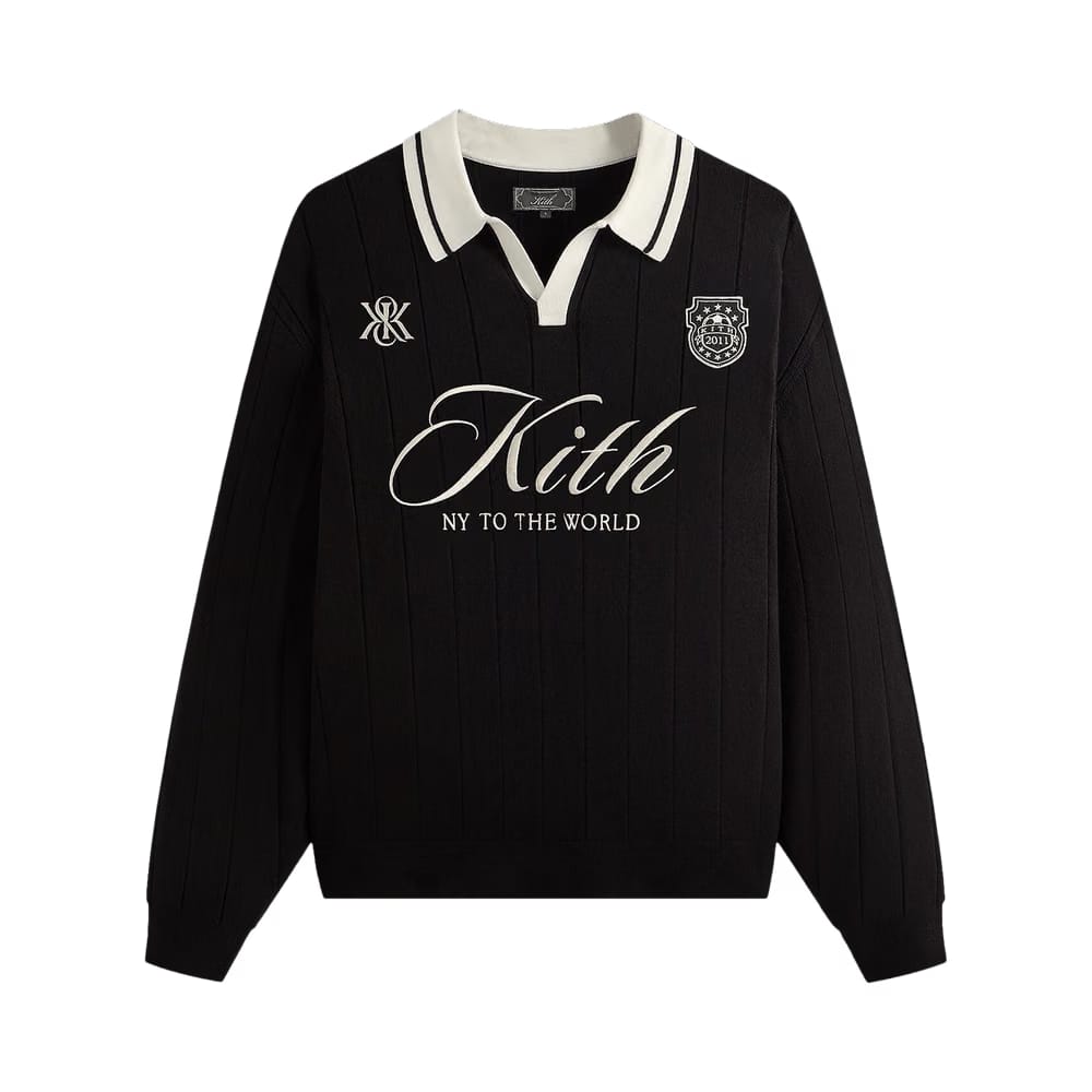 Kith Rugby Pullover Sweater Black