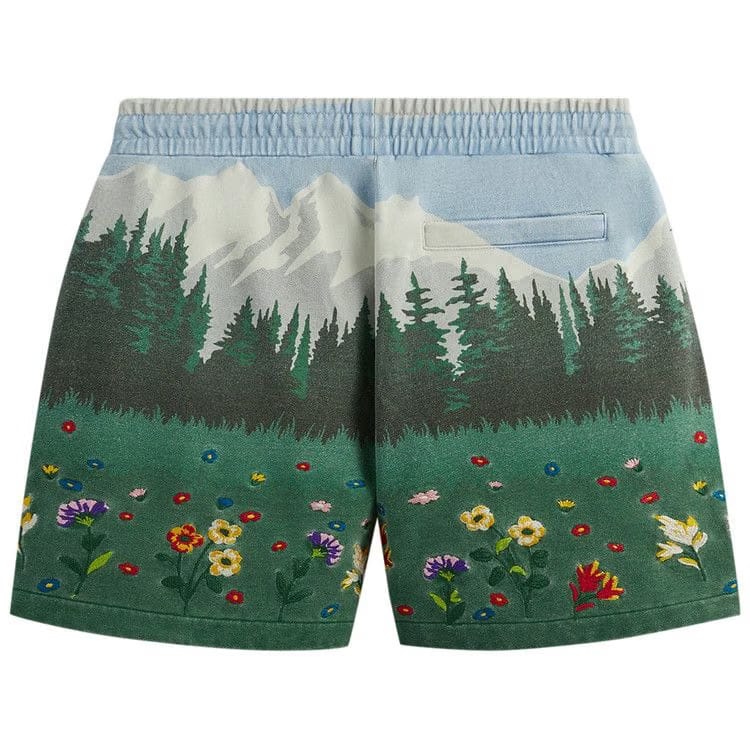 Kith Scenic Fleece Curtis Shorts Larimar