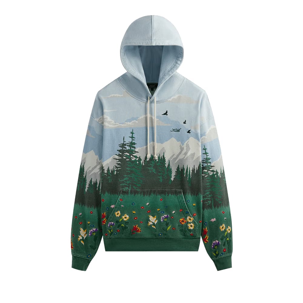 Kith Scenic Fleece Nelson Hoodie Larimar