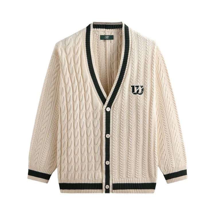 Kith x Wilson Cardigan Sweater Sandrift