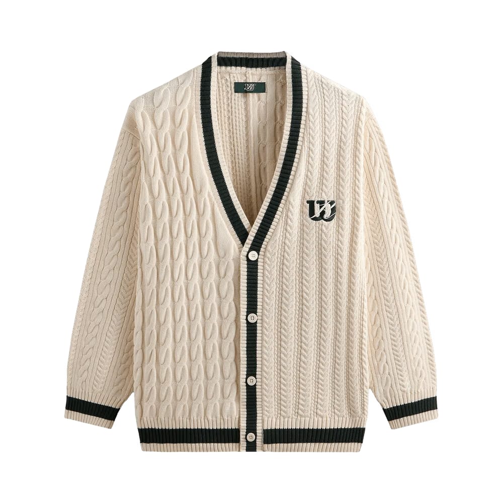 Kith x Wilson Cardigan Sweater Sandrift
