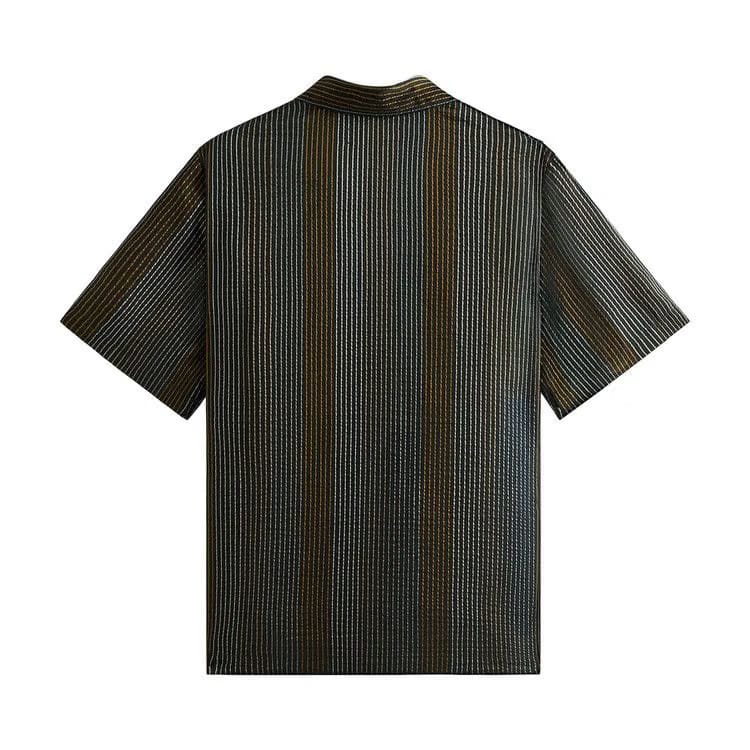 Kith Seersucker Boxy Collared Overshirt Stadium