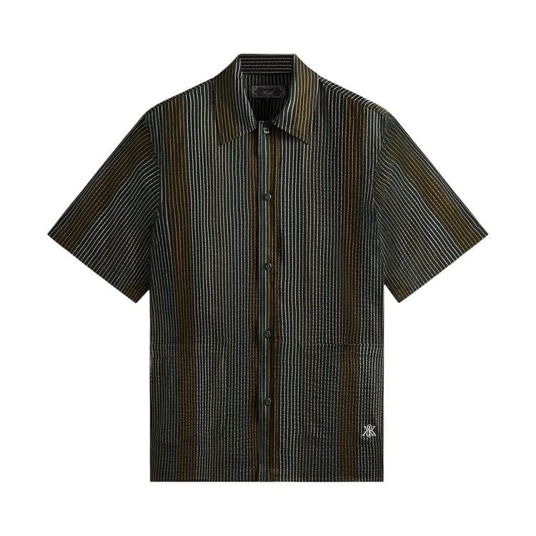 Kith Seersucker Boxy Collared Overshirt Stadium