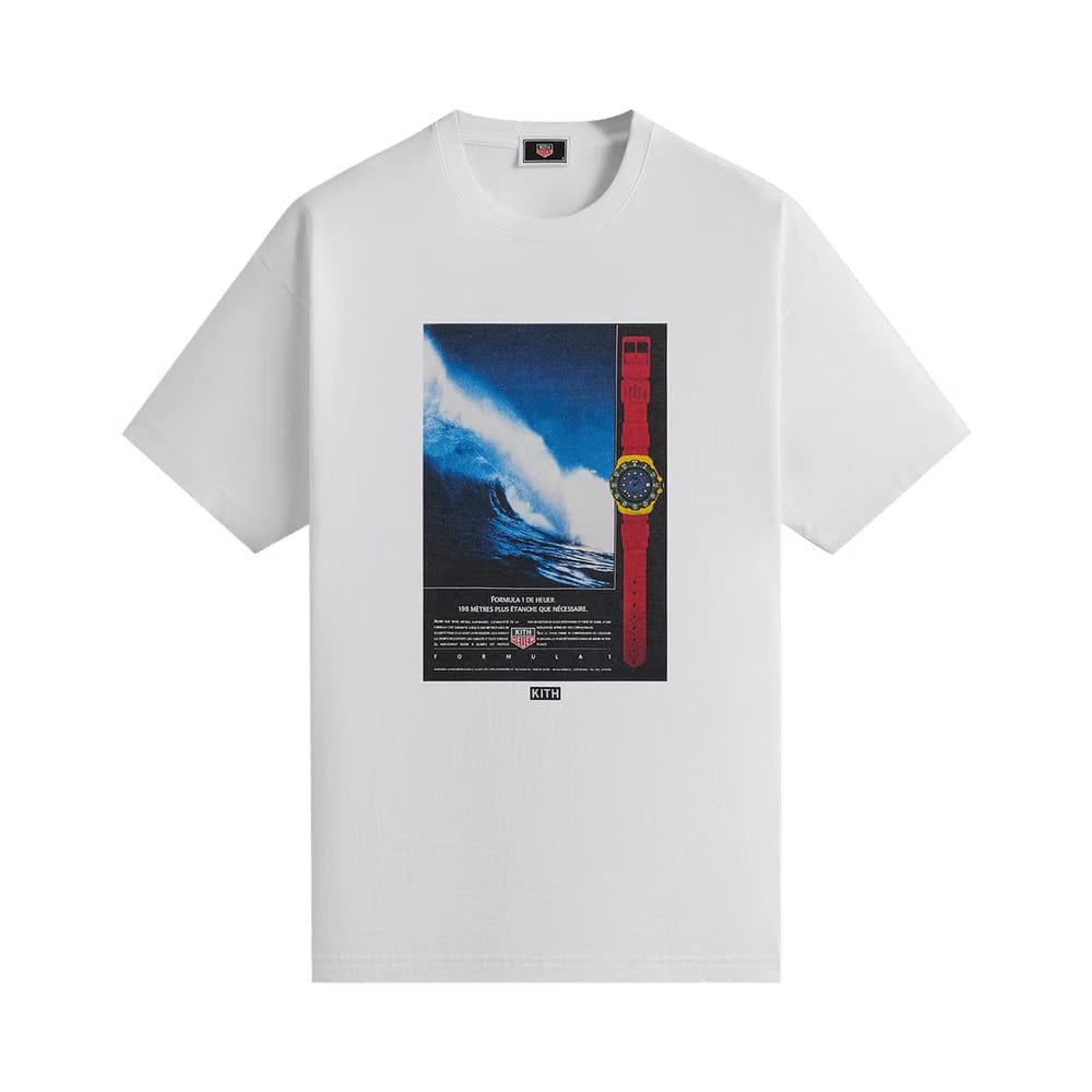 Kith x TAG Heuer Formula 1 Hawaii Vintage T-Shirt White