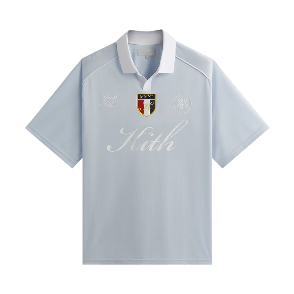 Kith Shadow Stripe Marcel Soccer Top Light Indigo