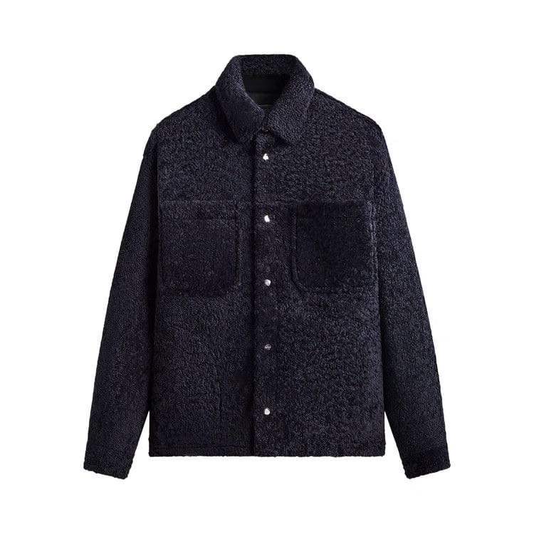 Kith Shearling Ace Shirt Jacket Ink