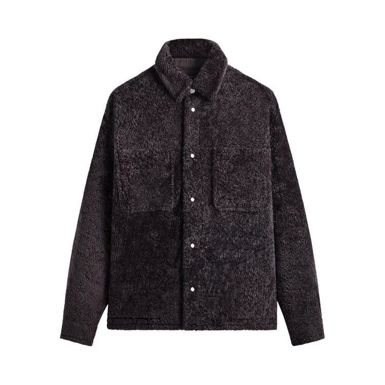 Kith Shearling Ace Shirt Jacket Thunder